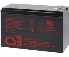 Csb Battery Csb Baterija CSB Baterija Baterija 12V, 9Ah, AGM | UPS12460F2 | 460 W