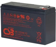Csb Battery Akumuliatorius 12V 6.4Ah@C20 24W@15min -F1, +F2 AGM VRLA Pb CSB