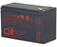 Csb Battery Akumuliatorius 12V 7.2Ah F2 (6.3mm) Pb AGM VRLA CSB