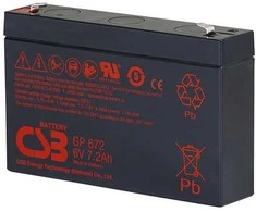 Csb Battery Akumuliatorius 6V 7.2Ah F1 Pb AGM VRLA CSB