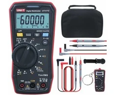 Didelio tikslumo skaitmeninis multimetras AC/DC 600V; AC/DC 10A; 50kHz; 40MΩ; 1000uF; LoZ; LPF; NCV; 60000; True RMS; BT, UNI-T