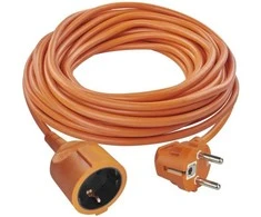 Emos Ilgiklis 1 lizdo 25m su įžeminimu, 3x1.5 mm² oranžinis