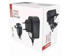 Emos TV antenai maitinimo šaltinis 12V 0.3A, sieninis, stabilizuotas su TV kištukas - F lizdais