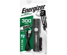 Energizer metalinis rankinis įkraunamas žibintuvėlis 300lm, 1x 18650 IPX4
