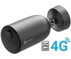 Ezviz Kamera su 4G LTE, 3MP, su SIM kortelės lizdu, belaidė, 3MP, USB C, MicroSD iki 512GB