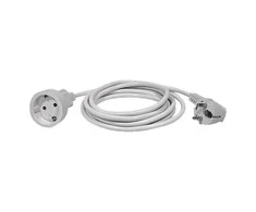 Ilgiklis 1 lizdo 10m su įžeminimu 3x1.5 mm² baltas EMOS