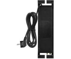 Ilgiklis su apsauga nuo viršįtampių (1800J) 8 lizdų, 3m, TV antenos (IEC), RJ45 apsaugos, juodas EMOS