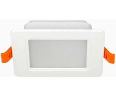 Zebra Įmontuojamas LED šviestuvas, 230Vac, 5W, 450lm, šiltai balta 3000K, kvadratinis, MOLLY, LED line LITE