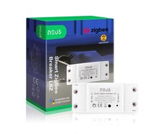 Išmanusis ZigBee jungiklis L6Z, 1 kanalo, 230V 2200W, TUYA / Smart Life, NOUS