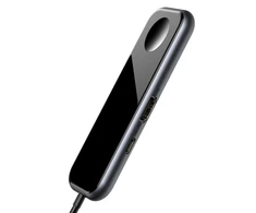 Hub Baseus CAHUB-AZ0G (Lack, 2x USB 3.0, juodos spalvos)