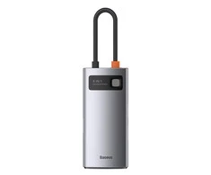 Jungčių stotelė / adapteris USB C kištukas - 4 rūšių jungtys Metal Gleam BASEUS