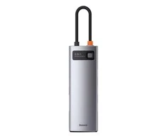 Jungčių stotelė / adapteris USB C kištukas - 8 rūšių jungtys Metal Gleam BASEUS