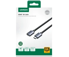 Kabelis/ilgiklis HDMI kištukas - HDMI lizdas 1m HDMI 2.1 8K@60Hz HD165 UGREEN