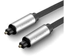 UGREEN AV108 Toslink Audio optinis kabelis, pintas iš aliuminio, 2 m