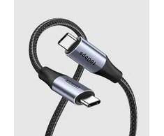 Kabelis UGREEN US355 USB-C į USB-C 3.1 Gen.2, PD, 5A, 100W, 4K, 10Gbps, 1m