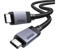 Kabelis USB C - USB C 1m USB4 240W 40Gbit/s 8K@60Hz Thunderbolt 4 suderinamas L705 UGREEN