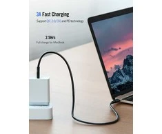 UGREEN USB-C PD maitinimo kabelis 60W 1m - Juodas