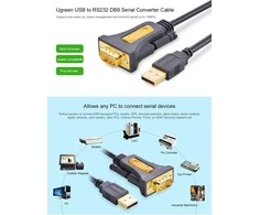 Kabelis USB į RS-232 UGREEN CR104 1.5m