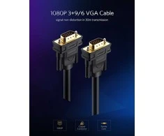 Kabelis VGA - VGA 3m max WUXGA (1920x1200) VG101 UGREEN