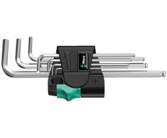 L-raktų šešiakampių rinkinys chromuotas 950/7 Hex-Plus 1, 022181 Wera