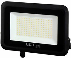 Led Line Lite Lauko šviestuvas LED 100W neutraliai balta 230Vac, 10000lm, IP65, juodas, PHOTON, LED LINE