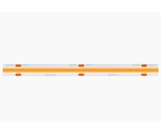 LED juosta 24Vdc, 18W/m, COB 480LED/m, 1440lm, šiltai balta 2700K, IP20, 180°, LED LINE