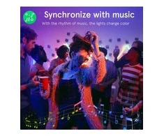 LED juostos komplektas su Wi-Fi valdikliu ir maitinimo šaltiniu, RGB, 5m, 24W, TUYA / Smart Life, NOUS