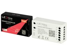LED juostų valdiklis RGB+CCT, 12/24Vdc, 15A, valdomas RF, Wi-Fi, TUYA, LED line PRIME