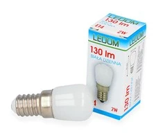 LED lemputė E14 220-240V 2W 130lm 4000K, LEDOM