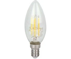 Yongnuo LED lemputė E14 C35 230V 5W 600lm, neutraliai balta 4000K, pritemdoma, LED line LITE