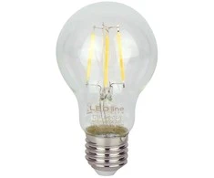 LED lemputė E27 A60 230V 4W 480lm, neutraliai balta 4000K, LED line LITE