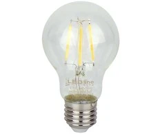 LED lemputė E27 A60 230V 4W 480lm, šiltai balta 2700K, LED line LITE
