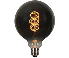 LED lemputė E27 G125 230V 4W 150lm, gintarinė balta 1800K, RETRO VINTAGE GRAPHITE, pritemdoma, LED line PRIME