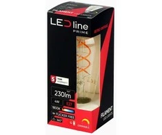 Esperanza LED lemputė E27 ST64 230V 4W 230lm, gintarinė balta 1800K, RETRO VINTAGE, pritemdoma, LED line PRIME