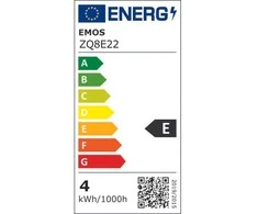 LED lemputė GU10 230V MR16 4W 450lm, šiltai balta, 3000K, EMOS