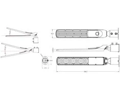 Led Line Lite 100W LED gatvės šviestuvas FLAMINGO, pilkas, 4000K