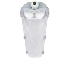 Led Line Lite Hermetinis šviestuvas VANTO 2xT8 IP65 60cm pilkas ABS/PS su reflektorium