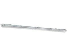 Led Line Lite Hermetinis šviestuvas VANTO 2xT8 IP65 120cm pilkas ABS/PS su reflektorium