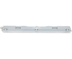 Led Line Lite Hermetinis šviestuvas VANTO 2xT8 IP65 60cm pilkas ABS/PS su reflektorium