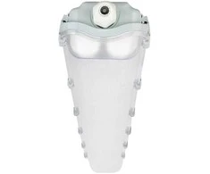 Led Line Lite Hermetinis šviestuvas VANTO 2xT8 IP65 150cm pilkas ABS/PS su reflektorium
