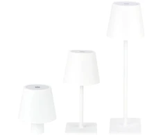 Led Line Lite Įkraunamas, stalinis šviestuvas TAZA, 3.5W, 400lm, IP54, CCT keičiamos spalvos, 4000mAh, baltas
