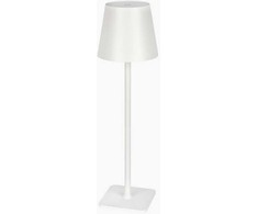 Led Line Lite Įkraunamas, stalinis šviestuvas TAZA, 3.5W, 400lm, IP54, CCT keičiamos spalvos, 4000mAh, baltas