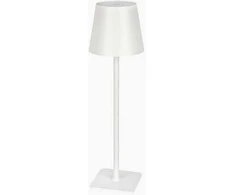 Led Line Lite Įkraunamas, stalinis šviestuvas TAZA, 3.5W, 400lm, IP54, CCT keičiamos spalvos, 4000mAh, baltas