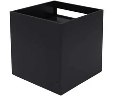Sieninis šviestuvas Led Line Lite Sieninis lauko šviestuvas CUBE 2x3W 4000K, reguliuojamo švietimo kampo, juodas spalvos