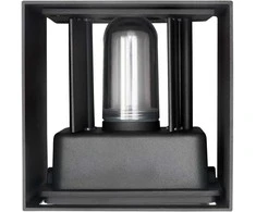 Led Line Lite Sieninis lauko šviestuvas CUBE G9 IP65, reguliuojamo švietimo kampo, pilkos spalvos