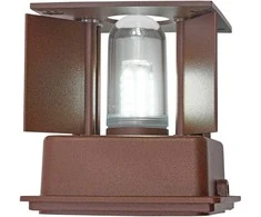 Led Line Lite Sieninis lauko šviestuvas CUBE G9 IP65, reguliuojamo švietimo kampo, corten spalvos