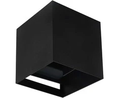 Sieninis šviestuvas Led Line Lite Sieninis lauko šviestuvas CUBE G9 IP65, reguliuojamo švietimo kampo, juodas spalvos