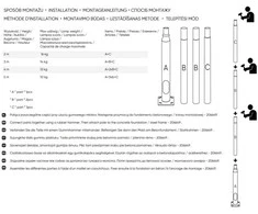 Led Line Prime Apšvietimo stulpo komplektas, surenkamas, 4m, juodas