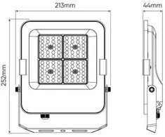 Little Tikes Led Line Prime Lauko šviestuvas PRIME, 230Vac CCT, 50W, 7000lm, 140lm/W, 3000K 4000K 5000K, IP66, 120°