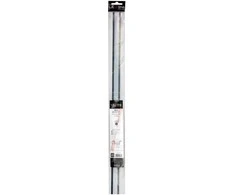 Led Line Prime LED profilio komplektas, 3m, įleidžiamas, juodas, su baltu dangteliu ir aklėmis